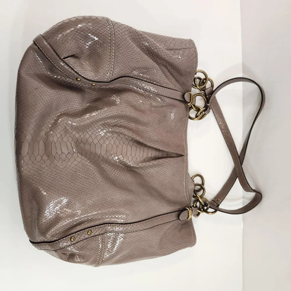 Coach Alexandra Tote Bag Faux Snakeskin - Picture 4 of 14